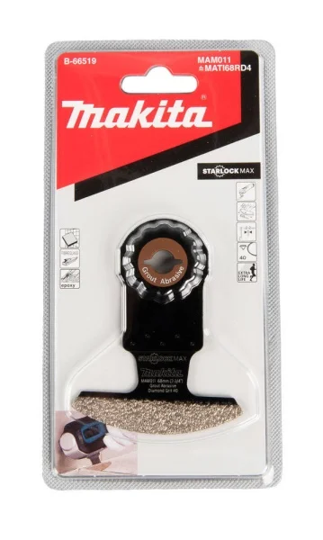 Makita lama diamantata per utensile multifunzione starlock max 68x30 mm gr 40 b-66519 - dettaglio 2