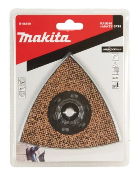 Makita platorello abrasivo starlock max 116 mm gr 40 b-66569 - dettaglio 3