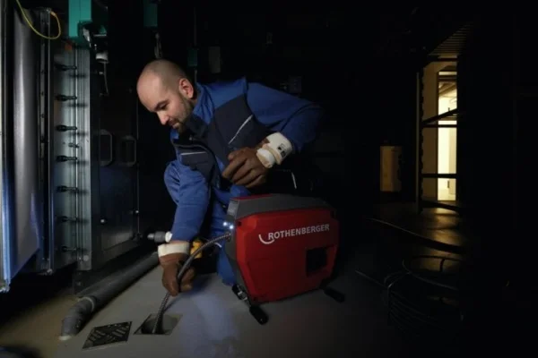 Rothenberger r600 varioclean macchina per disotturazione di tubi brushless a batteria 1000003346 - dettaglio 5