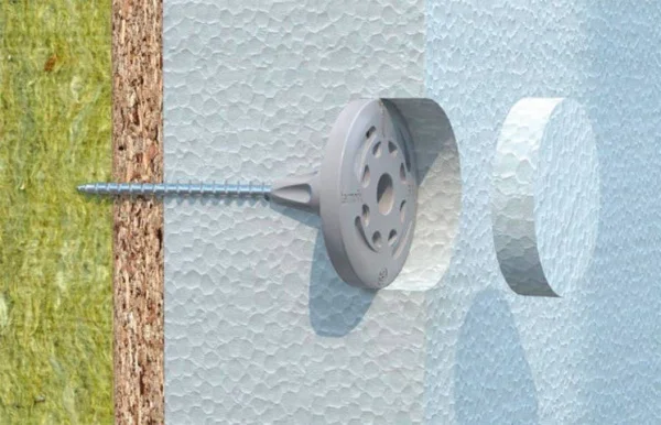 Fischer tassello di fissaggio per pannelli isolanti termoz 6h - dettaglio 2