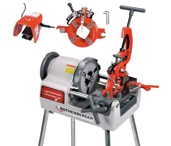 Rothenberger supertronic 3 se filiera da banco 1/2-3" 56255 - dettaglio 1