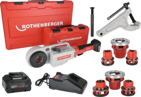 Rothenberger supertronic 2000 e filiera elettrica portatile brushless a batteria 8 ah 1000004986 - dettaglio 1