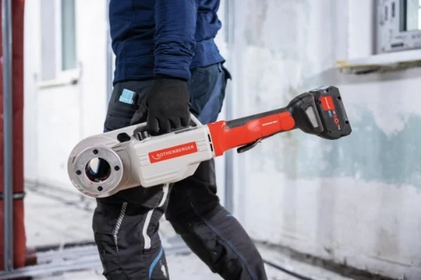 Rothenberger supertronic 2000 e filiera elettrica portatile brushless a batteria 8 ah 1000004986 - dettaglio 3