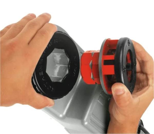 Rothenberger supertronic 2000 e filiera elettrica portatile brushless a batteria 8 ah 1000004986 - dettaglio 5
