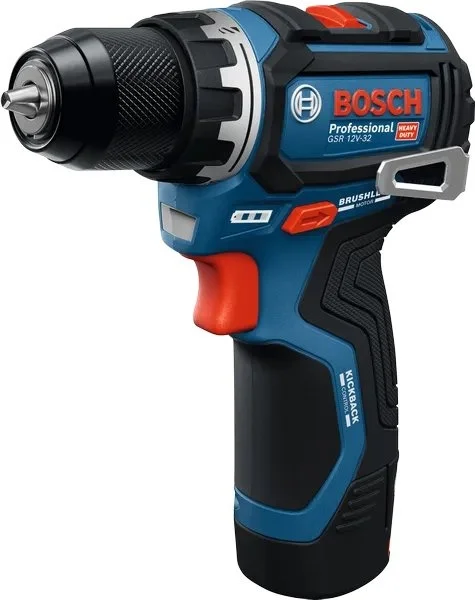 Bosch trapano avvitatore 12 v brushless a batteria gsr 12v-32 06019n7007 - dettaglio 2