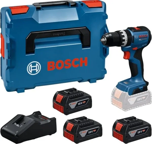 Bosch trapano avvitatore brushless 18 v a batteria gsb18v-52 06019s0128 - dettaglio 1