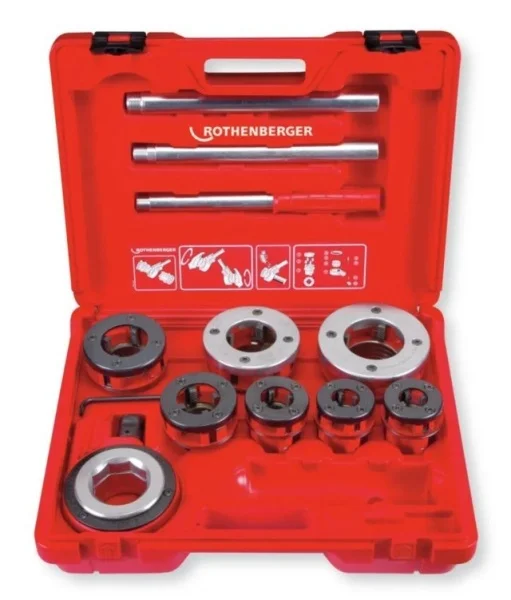Rothenberger super cut 1/2-1.1/4" set filiera manuale a cricco 070781x - dettaglio 3