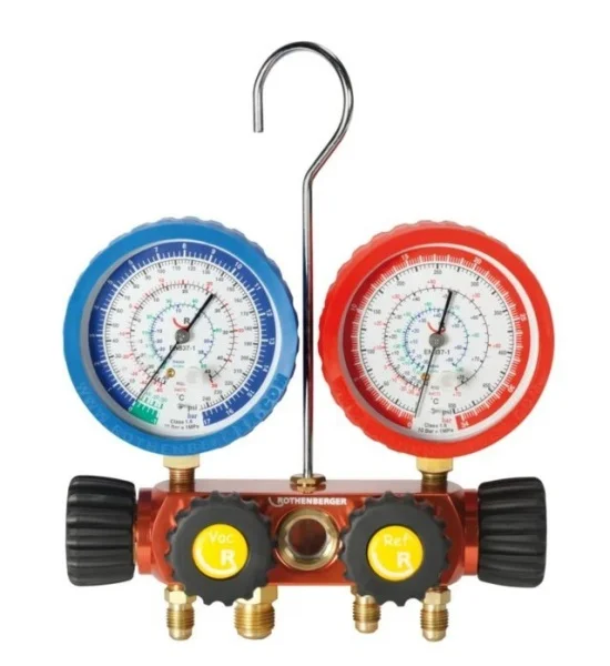 Rothenberger kit gruppo manometrico 4 vie 170606 - dettaglio 1