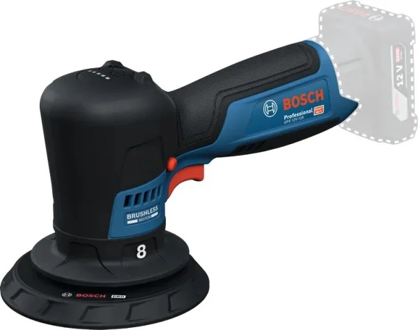 Bosch lucidatrice 125 mm 12 v brushless senza batterie gpx 12v-125 pro cod. 06019l4101 - dettaglio 2