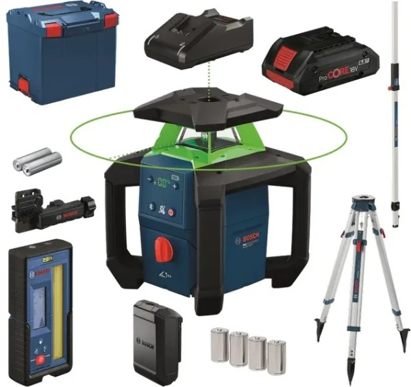 Bosch livella laser rotante 18 v a batteria pro grl18v-4-34cvg cod. 0615a500dh - dettaglio 1