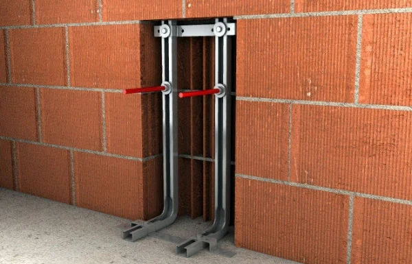 Fischer telaio a l per fissaggio sanitari sospesi l plus cod. 501023 - dettaglio 2