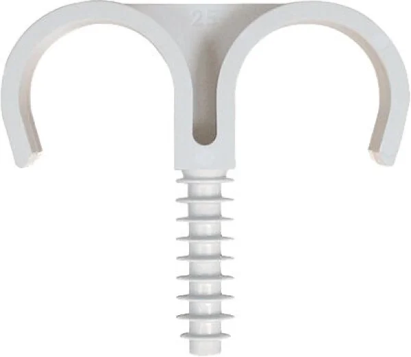 Fischer clip fissatubo a battere doppio fx-d - dettaglio 1