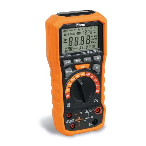 Beta megaohmetro digitale per misura isolamento 1760ohm/2 017600027 - dettaglio 1