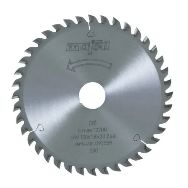 Mafell lama da taglio hm 120 mm per legno 092559 - dettaglio 1