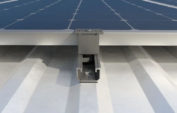 Fischer profilo di fissaggio per pannelli fotovoltaici solarmetal l h50 - dettaglio 3