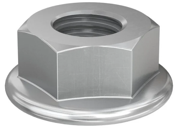 Fischer dado esagonale flangiato in acciaio inox mu f - dettaglio 1