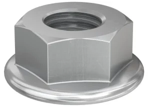 Fischer dado esagonale flangiato in acciaio inox mu f - dettaglio 1