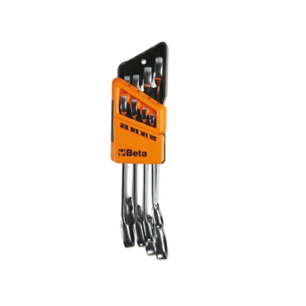Beta serie chiavi combinate a cricchetto reversibili con supporto 8 pz. 142/sc8 001420086 - dettaglio 1