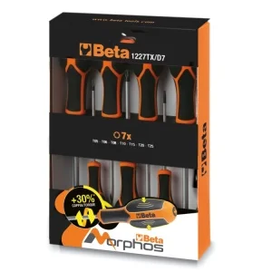 Beta serie giraviti morphos a profilo torx 7 pz. 1227tx/d7 012270207 - dettaglio 1