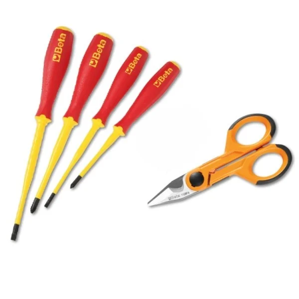 Beta serie giraviti slim con forbici 5 pz. 1233mqf/d4-fx 012330905 - dettaglio 1