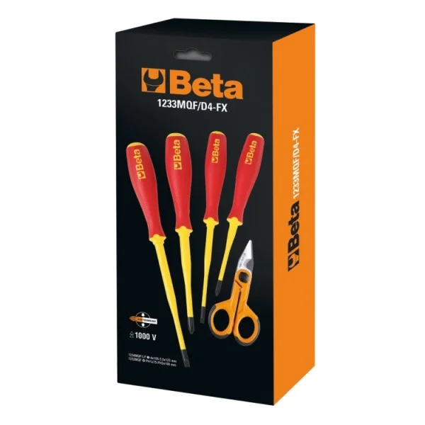 Beta serie giraviti slim con forbici 5 pz. 1233mqf/d4-fx 012330905 - dettaglio 4
