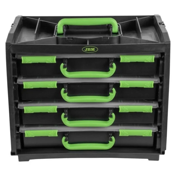 Jbm cassa con 4 valigette estraibili 54969 - dettaglio 1
