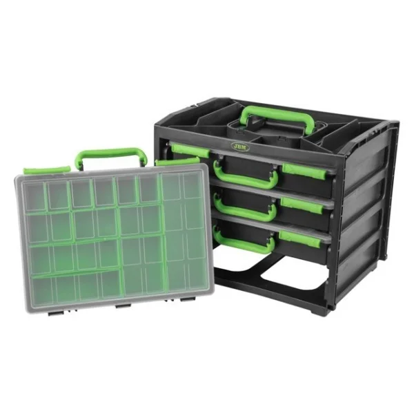 Jbm cassa con 4 valigette estraibili 54969 - dettaglio 4