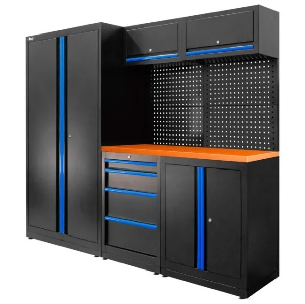 Jbm composizione arredo officina con piano mdf serie579 - dettaglio 3