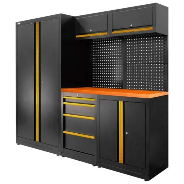 Jbm composizione arredo officina con piano mdf serie579 - dettaglio 4