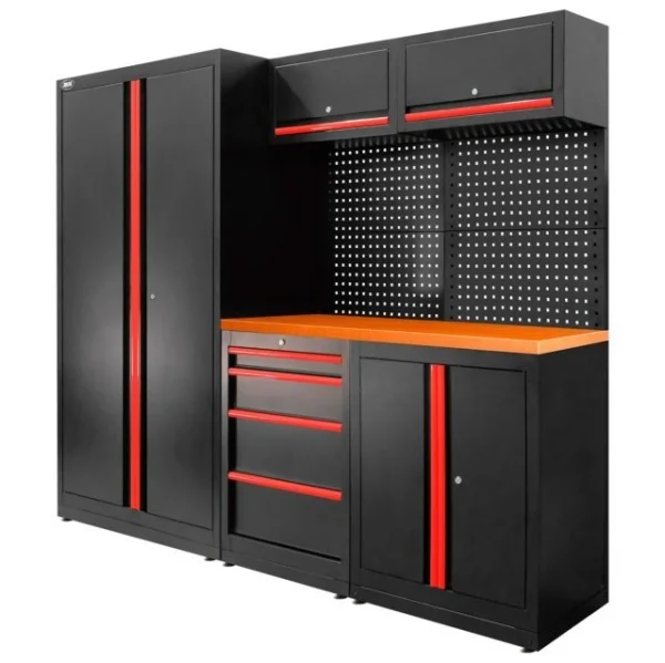 Jbm composizione arredo officina con piano mdf serie579 - dettaglio 8