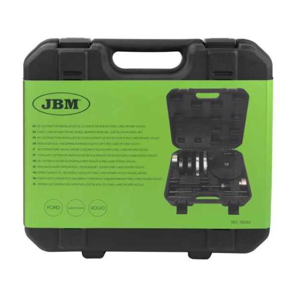 Jbm set estrattore e installatore cuscinetti ruota ford, land rover, volvo 55063 - dettaglio 8