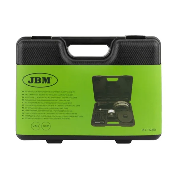 Jbm set estrattore e installatore cuscinetti ruota vag 72 mm 55080 - dettaglio 5