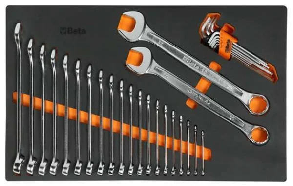 Beta Cassettiera mobile porta attrezzi 7 cassetti con assortimento 288 Pz. 3900 RSC39/7-G VI cod. 039000702 - 039000702