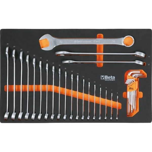 Beta banco completo con piano in legno 2,1 m con assortimento 89 pz. c58bc-x2,1/o-89ut 058000983 - dettaglio 3