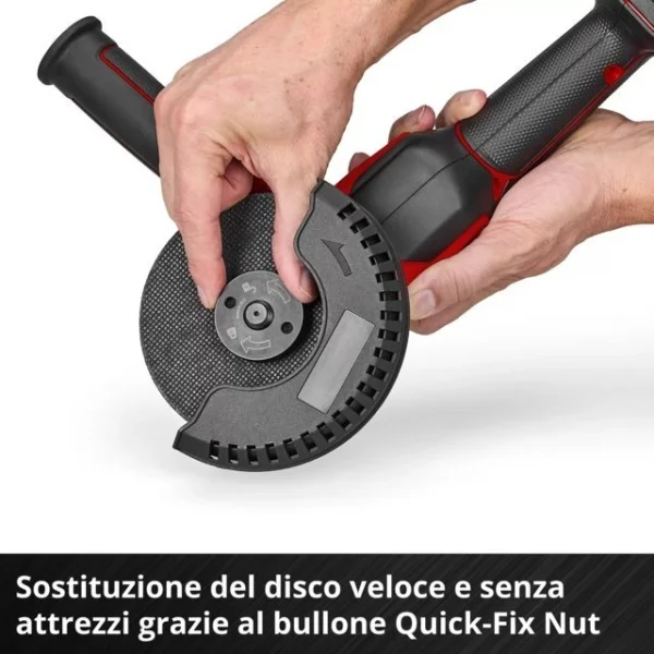 Einhell smerigliatrice angolare pxc 18 v senza batterie tp-ag 18/125-11 q li bl - solo 4431220 - dettaglio 3
