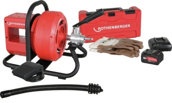 Rothenberger rodrum varioclean disotturatrice a tamburo brushless a batteria cas 1000003371 - dettaglio 3