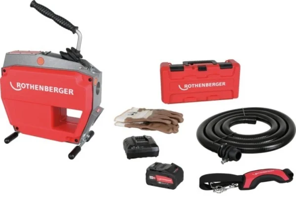 Rothenberger r600 varioclean macchina disotturatrice brushless a batteria cas 1000003372 - dettaglio 2