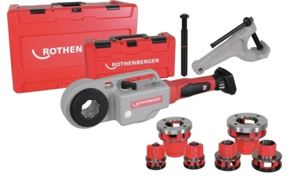 Rothenberger set filiera elettrica portatile cas bspt 1/2-2" supertronic 200 e 1000003388 - dettaglio 2