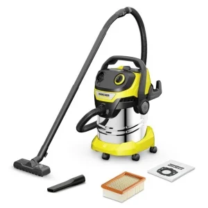 Karcher aspira solidi e liquidi in acciaio inox 1200 w wd 5 s v-25/5/22 cod. 1.628-350.0 - dettaglio 1