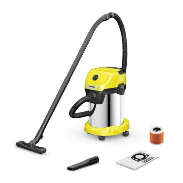 Karcher bidone aspiratutto in acciaio inox 1000 w wd 3 s v-19/4/20 cod. 1.628-141.0 - dettaglio 1