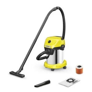 Karcher aspira solidi e liquidi in acciaio inox 17 l 1000 w wd 3 s v-17/4/20 cod. 1.628-135.0 - dettaglio 1