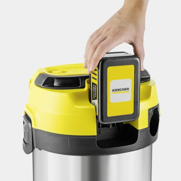Karcher bidone aspiratutto 18 v a batteria wd 3-18 s battery set v-17/20 (ysy) cod. 1.628-576.0 - dettaglio 5
