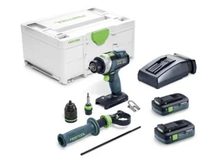 Festool tpc 18/4 tbx4,0 i-plus trapano avvitatore a percussione brushless 18 v a batteria 579371 - dettaglio 1