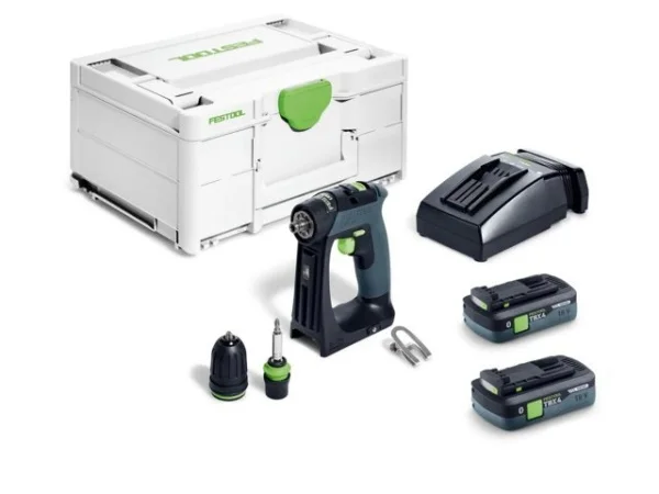 Festool cxs 18 tbx 4,0 i-plus trapano avvitatore brushless 18 v a batteria 579345 - dettaglio 1