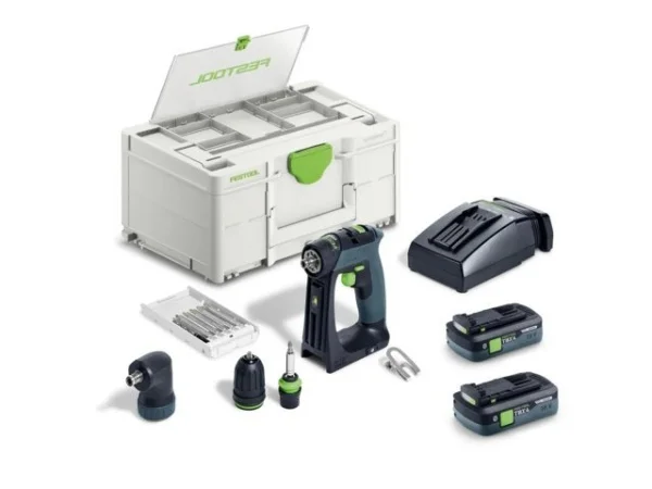 Festool cxs 18 tbx 4,0 i-set trapano avvitatore brushless a batteria 18 v 579354 - dettaglio 1