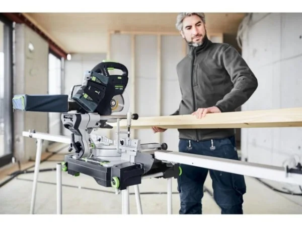 Festool ksc 60 eb-basic-set-ug troncatrice radiale brushless 2x18 v senza batterie 578755 - dettaglio 6