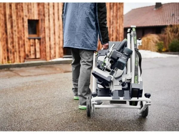 Festool ksc 60 eb-basic-set-ug troncatrice radiale brushless 2x18 v senza batterie 578755 - dettaglio 7
