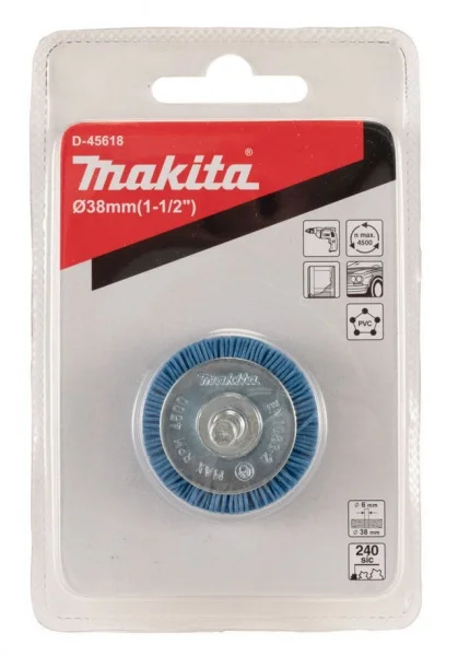 Makita Spazzola a disco in nylon fine