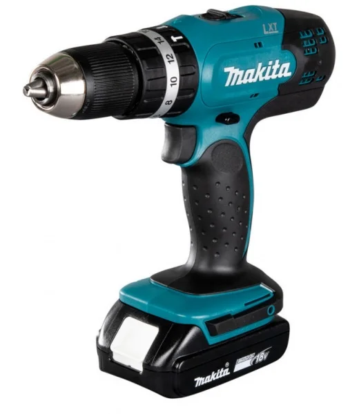 Makita DHP453RFJ Trapano avvitatore a percussione 18 V con due batterie - DHP453RFJ