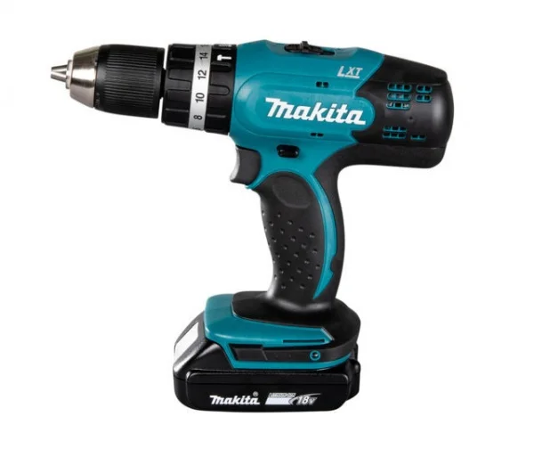 Makita DHP453RFJ Trapano avvitatore a percussione 18 V con due batterie - DHP453RFJ